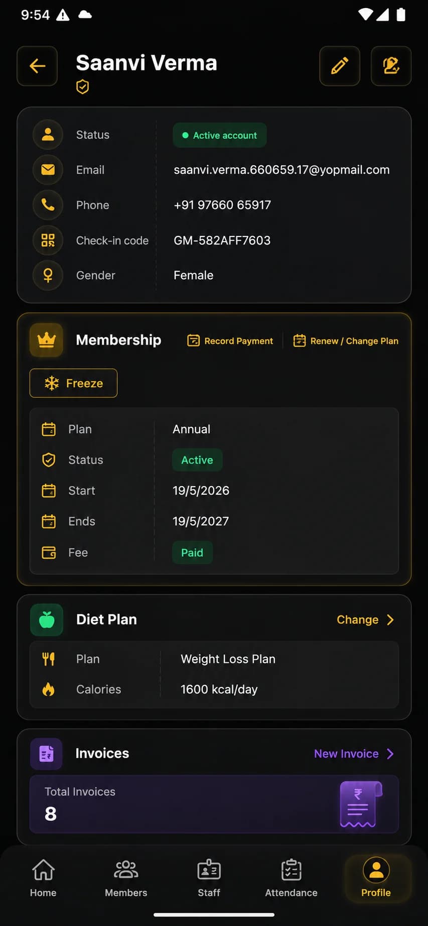 360° Member Profile